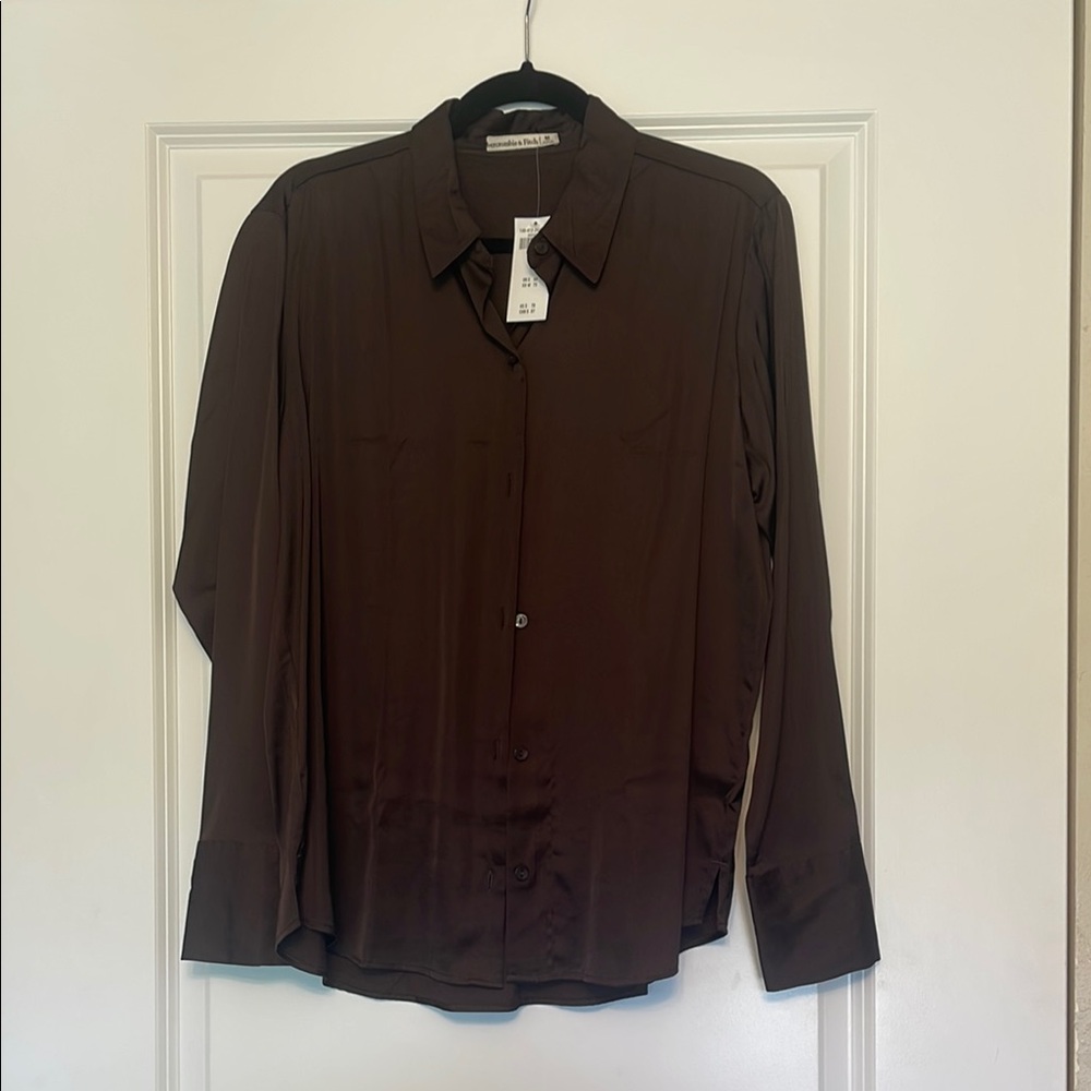 Abercrombie & Fitch Chocolate Button-Up Shirt